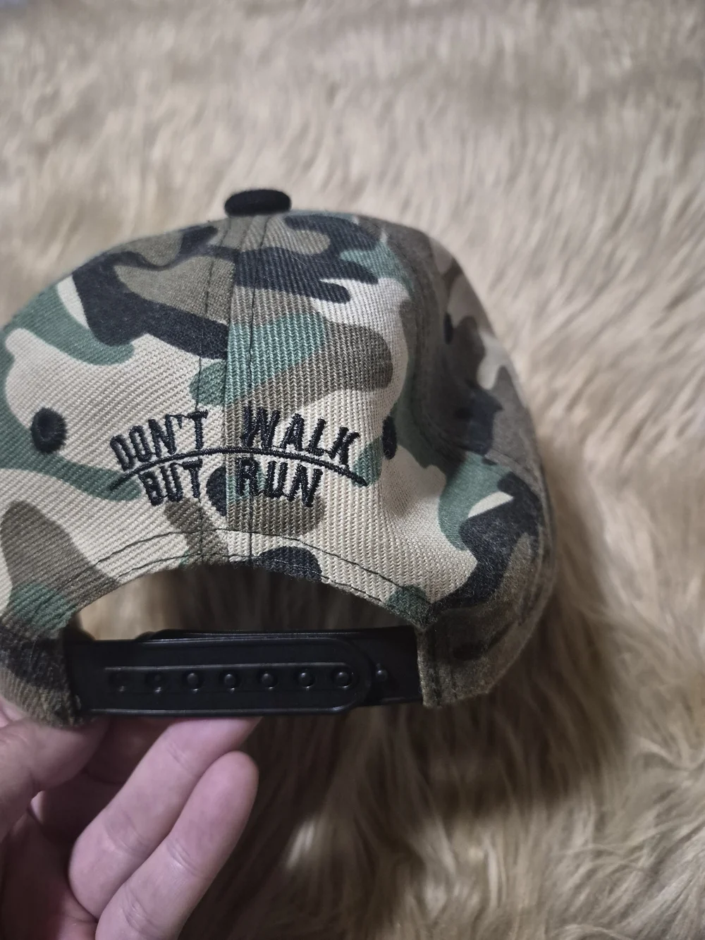 Camouflage Flat Brim Snapback Hat